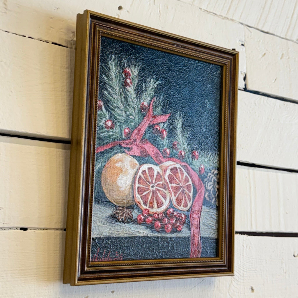 Christmas Orange Spice Hand Painting