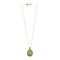 Mother of Pearl Audrey Sunburst Medallion Necklace