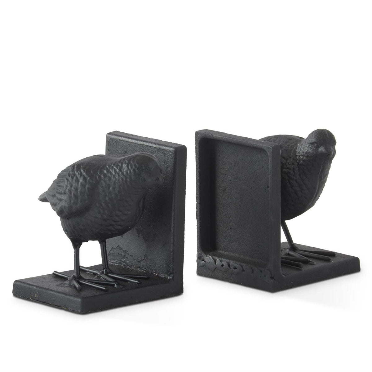 Black Bird Bookend Set