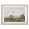 Framed Landscape Print | Natural Wood