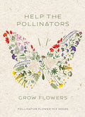 Help Pollinators Kraft Butterfly Pollinator Wildflower Mix