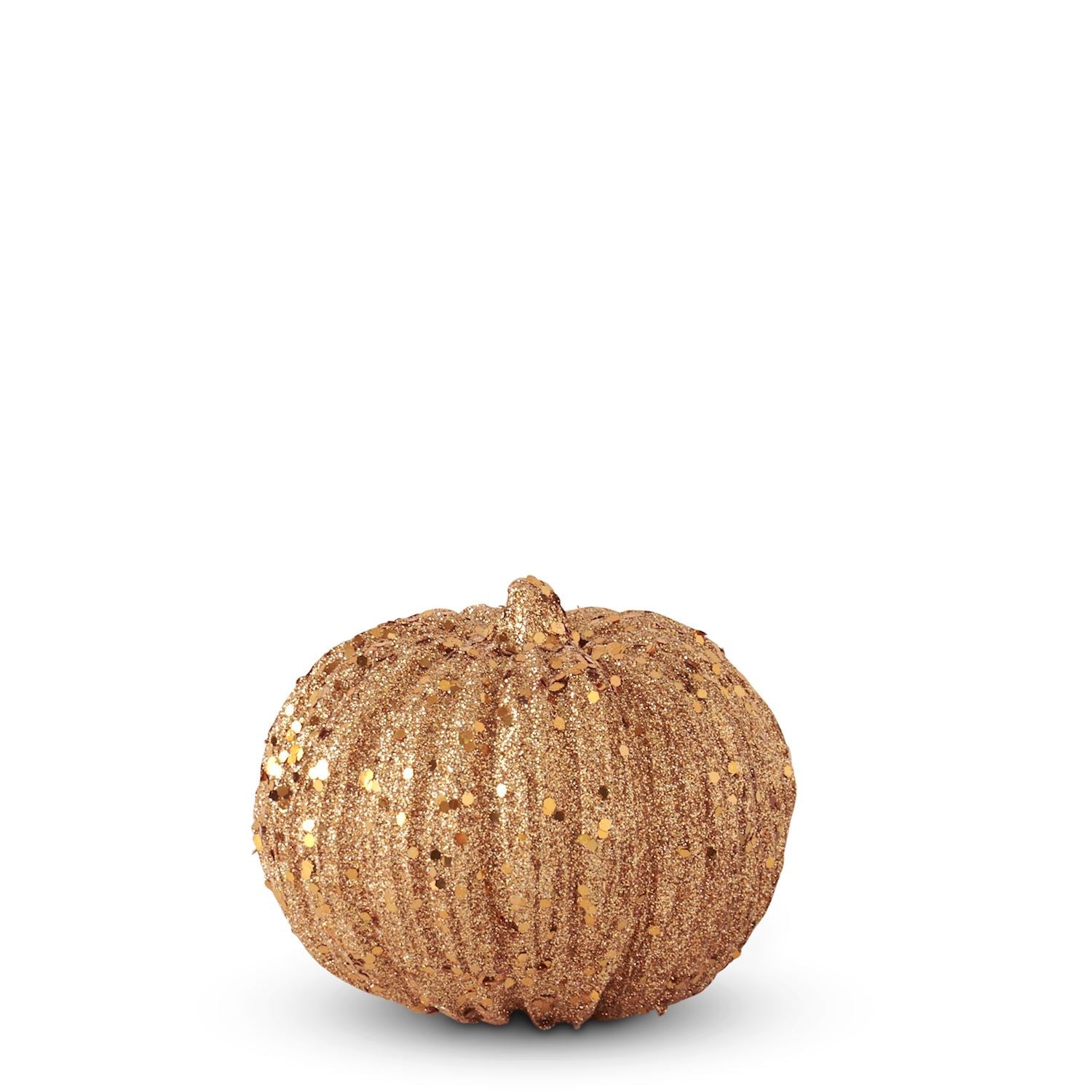 Orange Glitter & Sequin Pumpkin