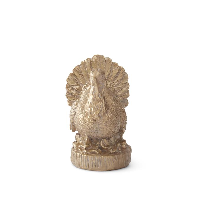 Gold Resin Turkey, Two Sizes