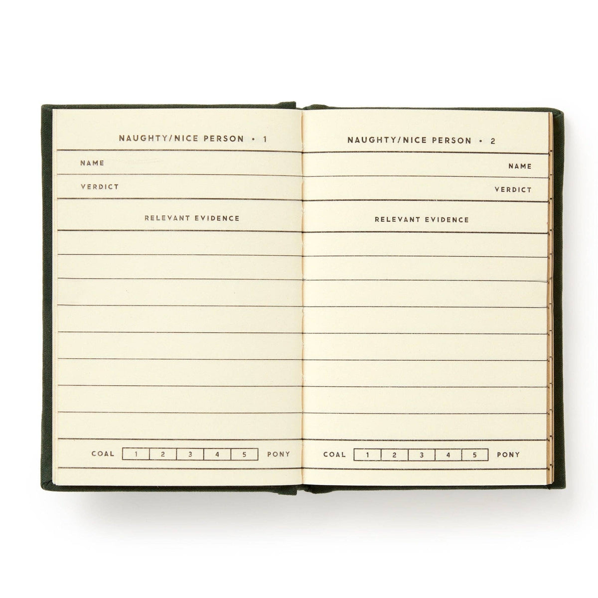 Naughty and/or Nice Tiny Diary