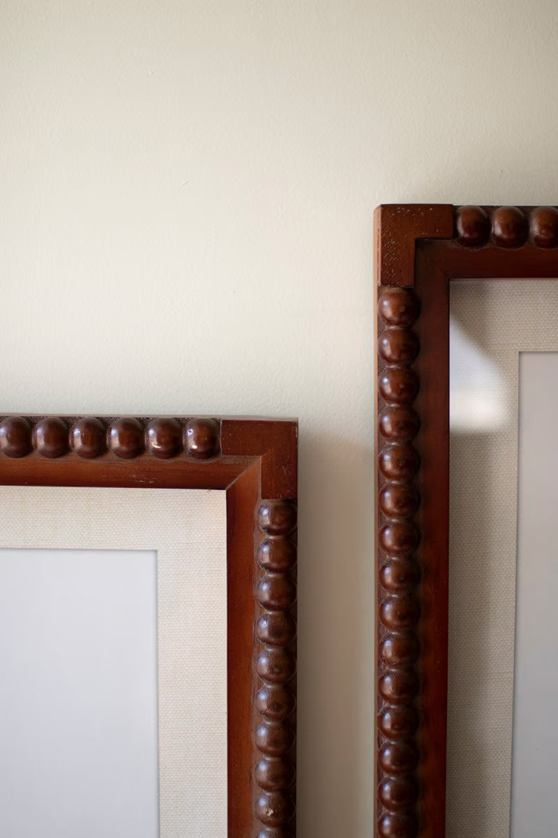 Framed Cowboy & Horse Desert Scene under Glass