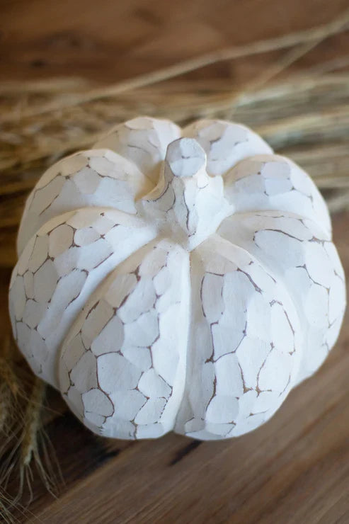 Faux Whitewash Pumpkins