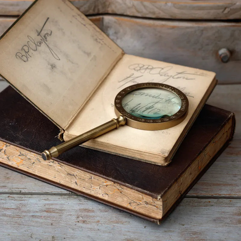 Dowager Brass Magnifying Glass