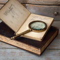 Dowager Brass Magnifying Glass