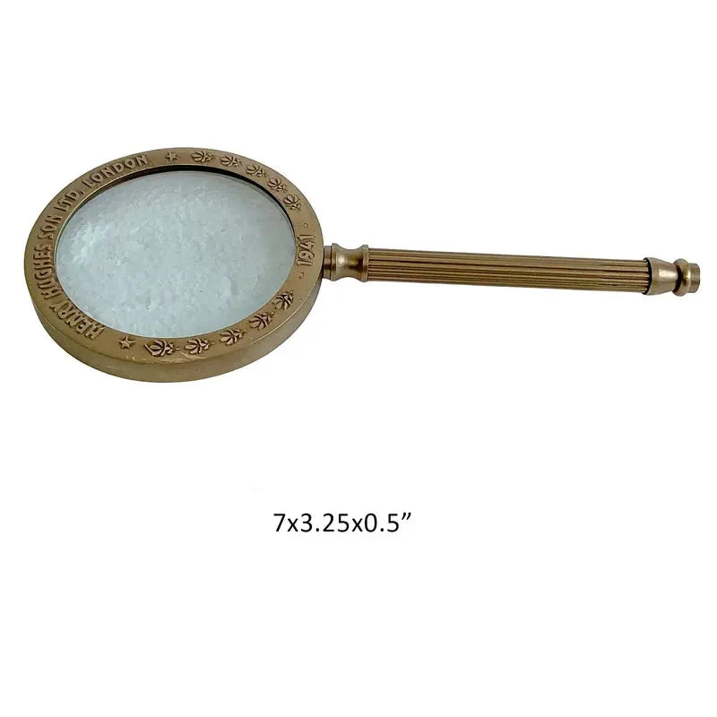 Dowager Brass Magnifying Glass