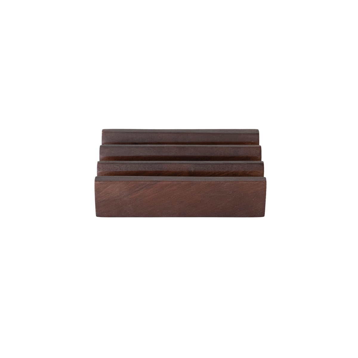 Dark Mango Wood Stand | Small, 3 Sections