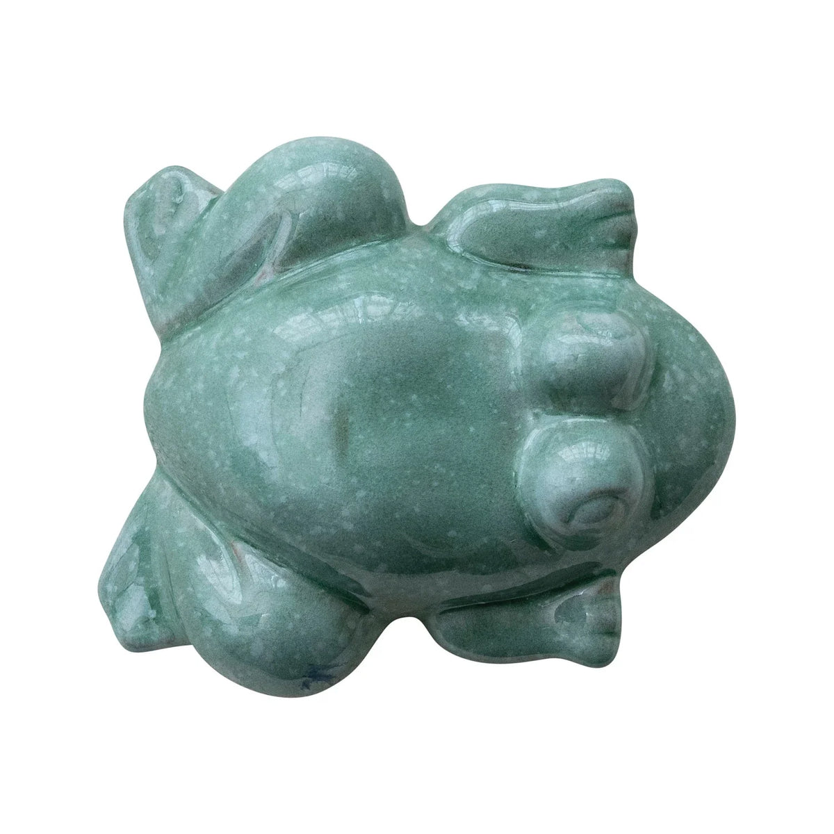 Floating Ceramic Frog | Aqua