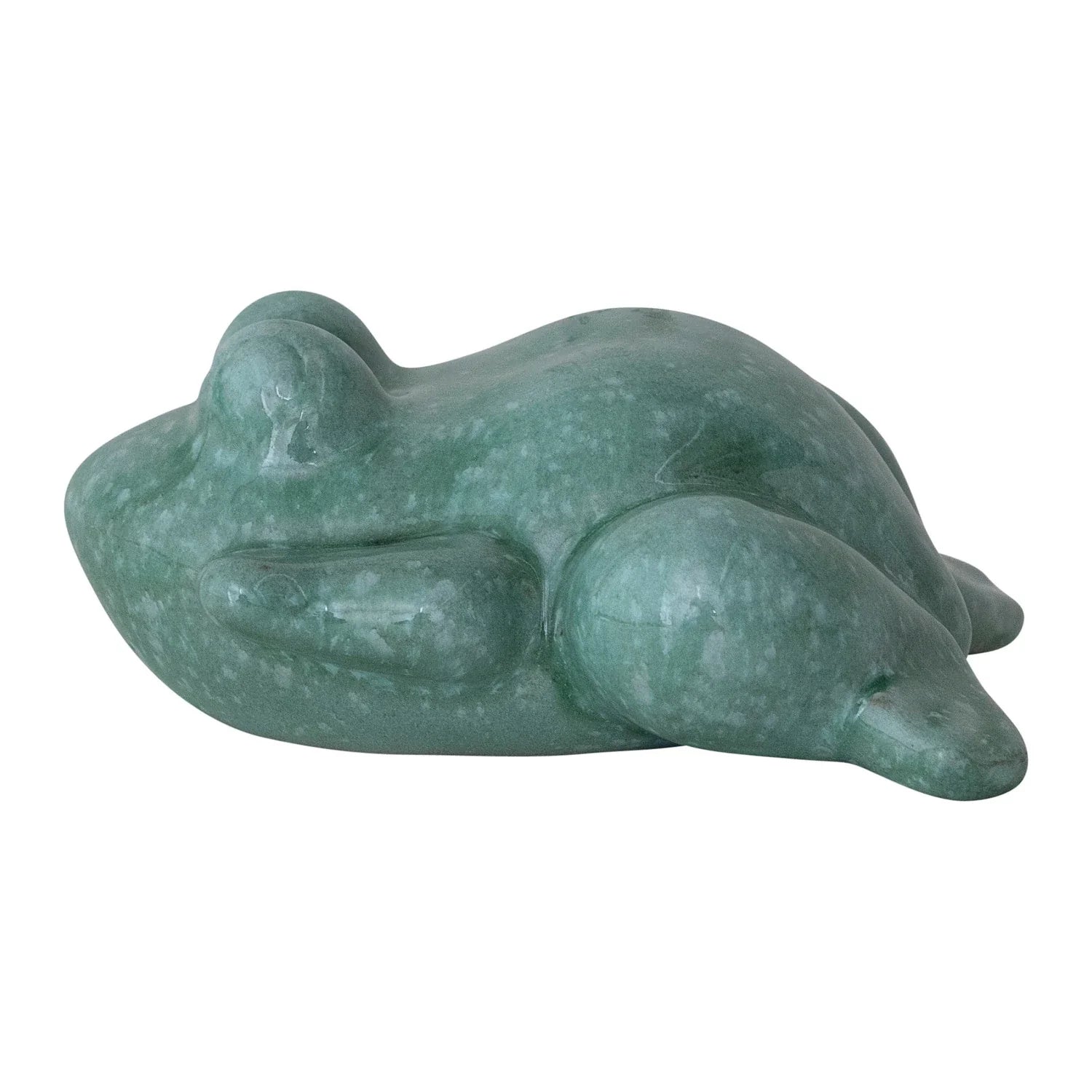 Floating Ceramic Frog | Aqua