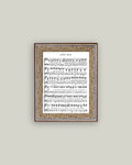 Jingle Bells Sheet Music Framed Print