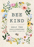 Bee Kind Help Pollinators Kraft Bee- Flower Mix Seed Packets