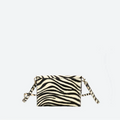 Faux Animal Print Crossbody Clutch