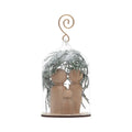 Holy Family Glass Cloche Ornament