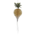 Flocked Bottle Brush Turnip Ornament
