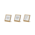 Gold metal Frame with Holiday saying