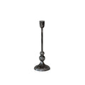 Enameled Black Smoky Finish Aluminum Taper Holder