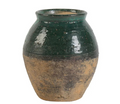 Mixed Texture Terra Cotta Vase